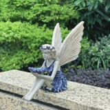 Новая садовая украшение подсолнечники сказочные ремесла Fairy Girl Fairy Bird Fitting Device Swing Decoration