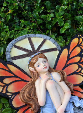 跨境新款工艺礼品树脂创意庭院