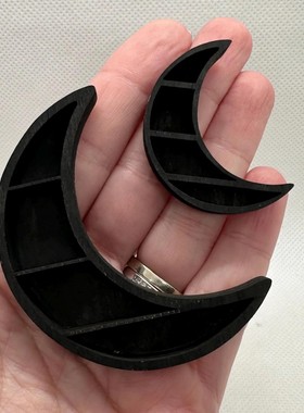 Miniature Moon Shelf 木质微型珠宝架 收纳摆件矿石标本