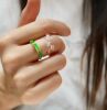 Natural Jade Bamboo Ring