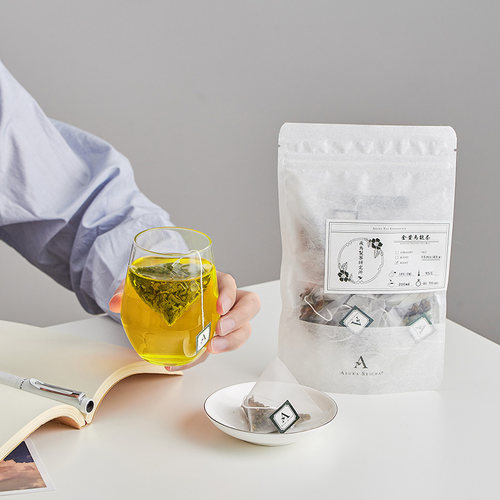 金萱乌龙茶包飞鸟制茶中国台湾杉林溪手摘奶香乌龙高山袋泡茶 - 图1