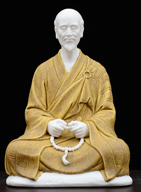 中式弘一法师家居客厅摆件工艺品