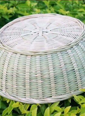 农家产品竹编沥水篮水果竹篮圆形收纳笸箩馒头筐面包筐竹制品圆筛