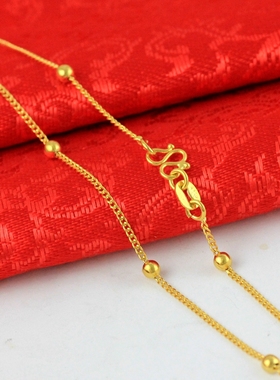 圆珠沙金细款简约欧币风婚庆首饰