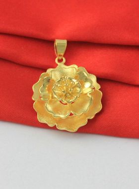 吊坠新潮毛衣链秋季黄铜镀黄金色