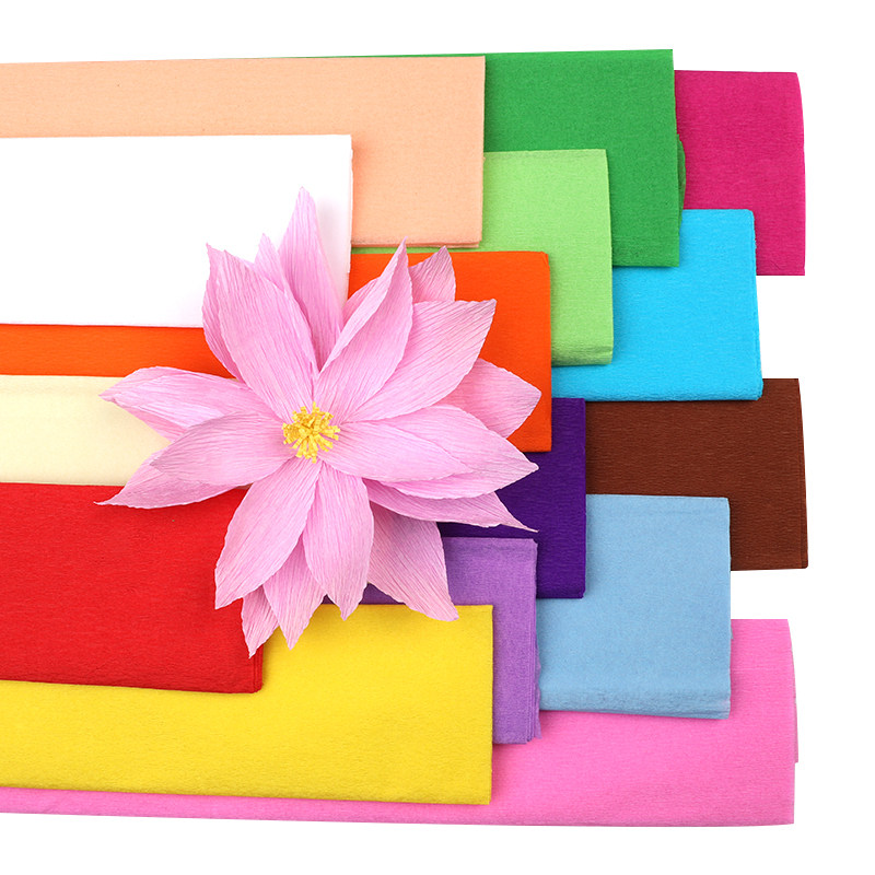 彩色皱纹纸手揉纸鲜花包装花束褶皱纸diy玫瑰花手工纸制作材料,淘宝优惠券,粉丝福利购,淘宝优惠卷