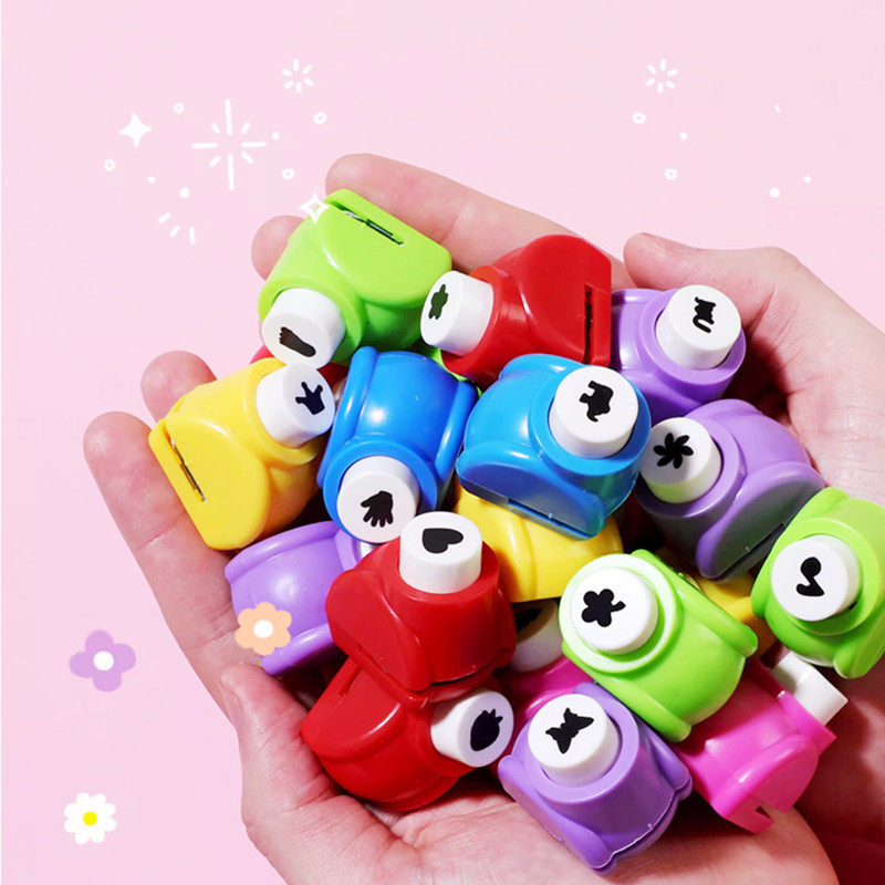 儿童小型压花器幼儿园手工diy省力迷你打孔器创意多图案压花模具,淘宝优惠券,粉丝福利购,淘宝优惠卷