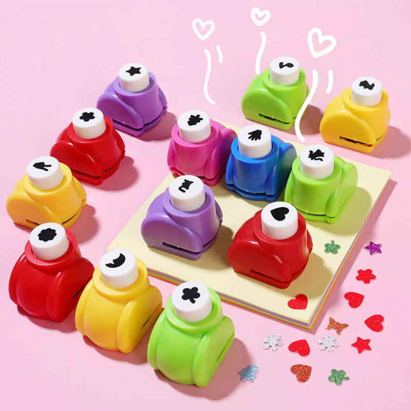 儿童小型压花器幼儿园手工diy省力迷你打孔器创意多图案压花模具,淘宝优惠券,粉丝福利购,淘宝优惠卷