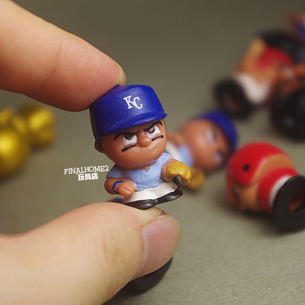 正版散货 迷你棒球小人偶 垒球抛球手 模型扭蛋摆件公仔玩具玩偶 - 图3