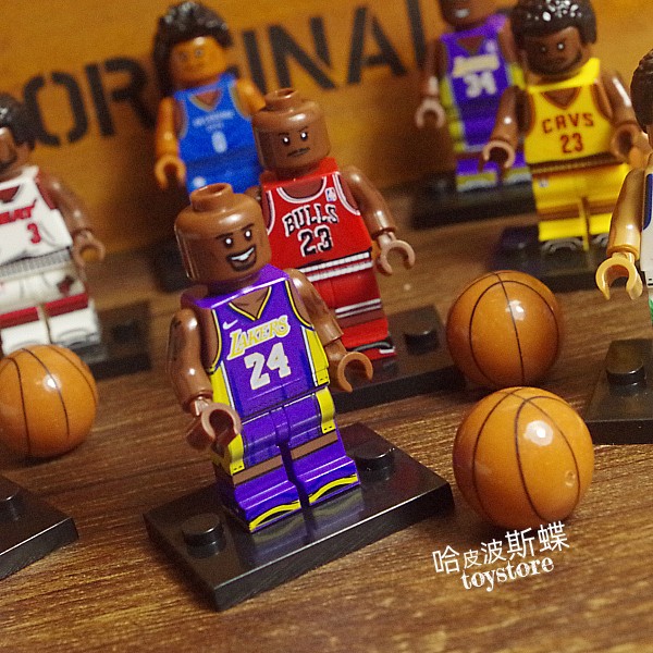 美国篮球超级巨星 科比 库里 詹姆斯 积木人公仔玩具玩偶摆件模型 - 图2