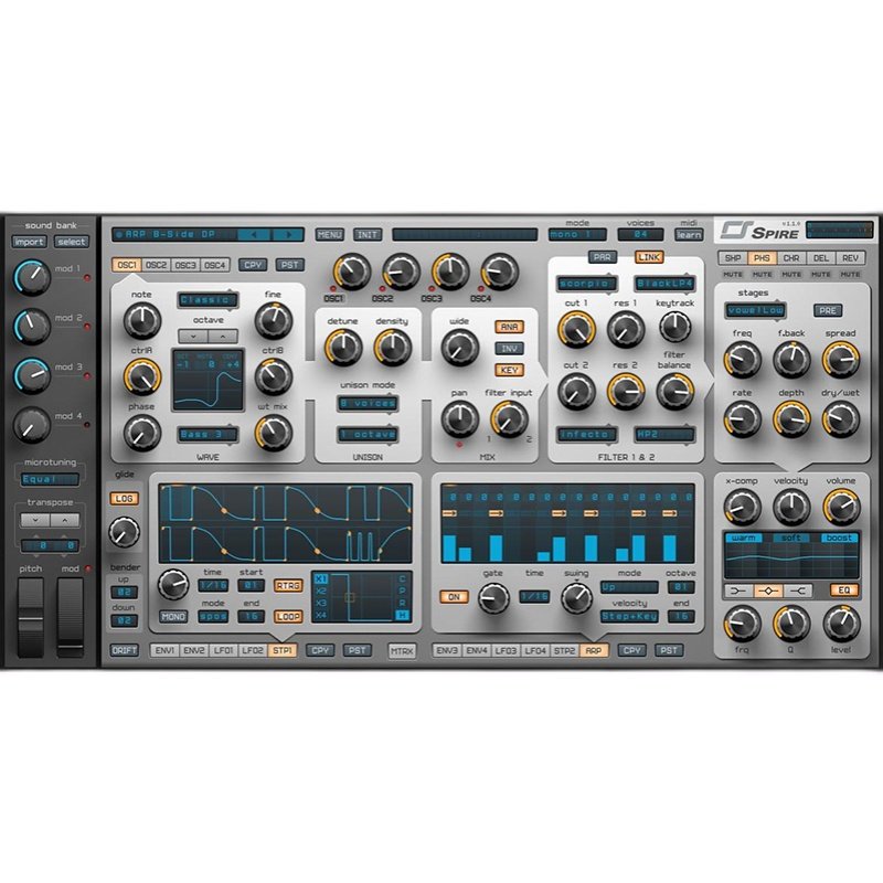 Reveal Sound Spire 新版螺旋塔尖电子乐合成器插件WIN&MAC - 图3