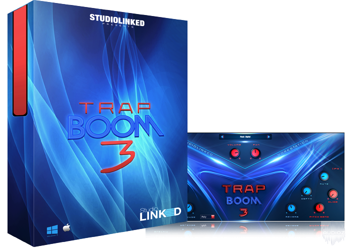Trap Boom 3 TRAP 说唱嘻哈编曲音源插件WIN&MAC - 图0