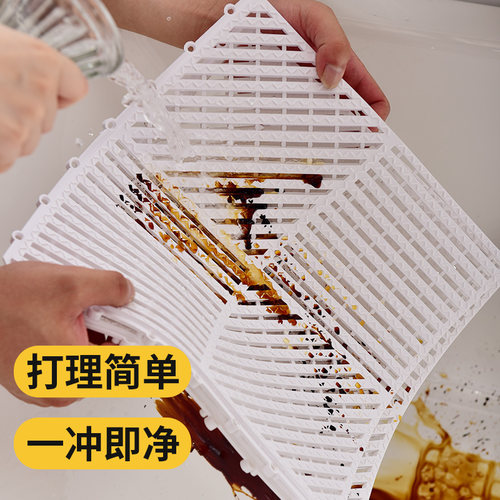 浴室防滑垫淋浴房洗澡间卫生间地垫垫子厕所隔水专用镂空洗手间 - 图1