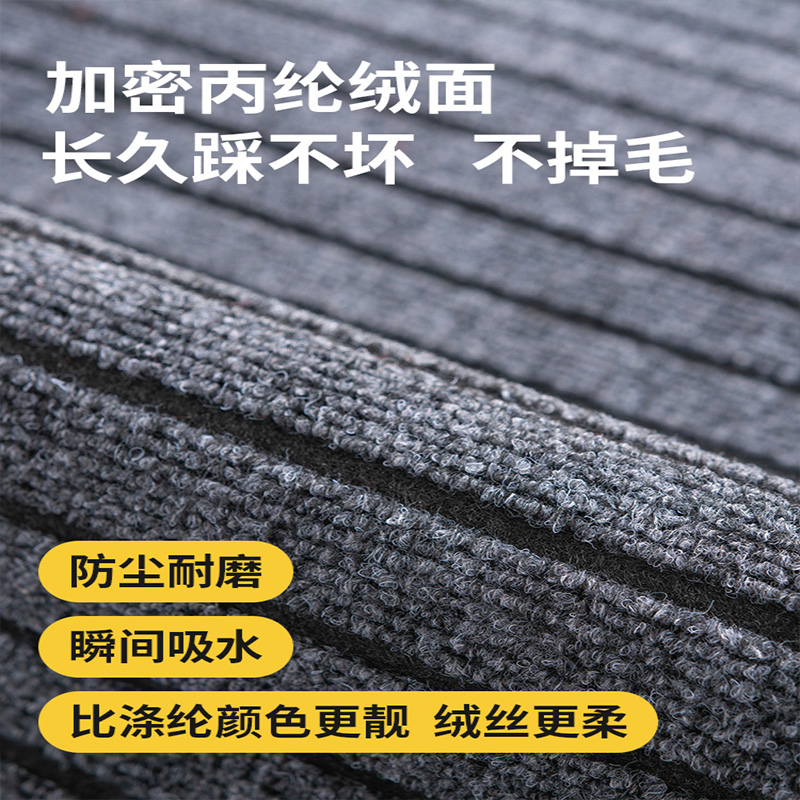 门口地垫门垫进门地毯脚垫厨房防滑防油家用防水免洗可擦吸水垫子-图2