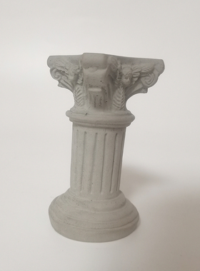 建筑欧式圣婴罗马柱水泥混凝土鱼缸造景创意装饰水泥布景桌面摆件