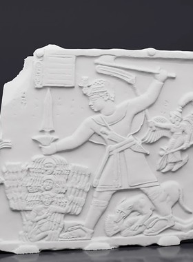 阿里坎哈勒王子浮雕石膏像人物浮雕挂画居家办公桌面装饰摆件北欧