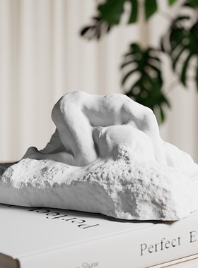 家居装饰艺术罗丹《达娜依德》博物馆复刻石膏像水泥桌面摆件客厅