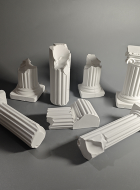 ins风罗马柱摆件欧美风装饰品石膏雕像拍照摄影背景装饰品展示台