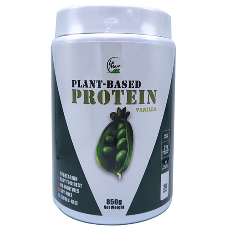 La Manna天然植物蛋白粉香草味protein powder健身营养代餐粉850g - 图3