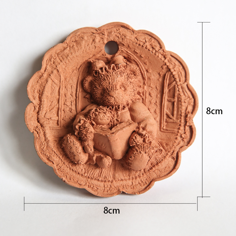 爱上花园红陶浮雕挂件红陶装饰牌红陶挂牌一口价 - 图3
