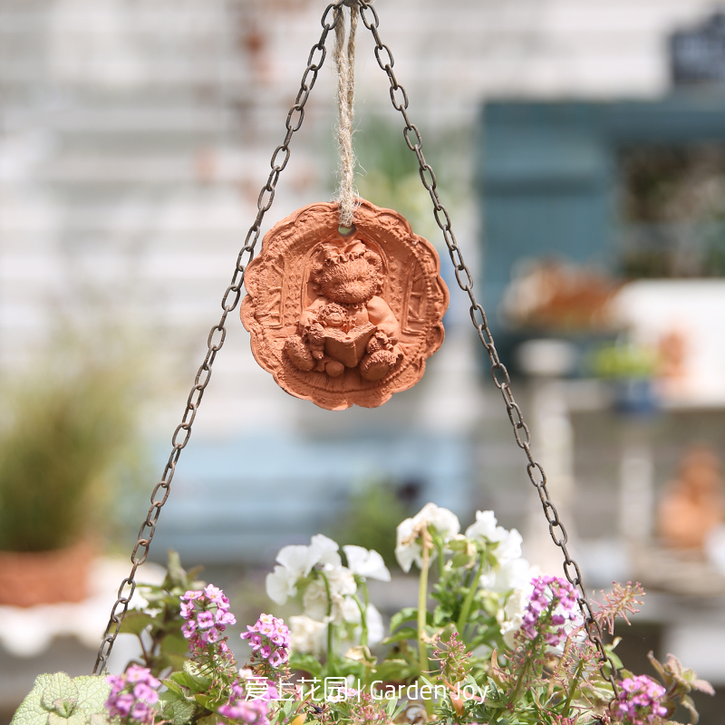 爱上花园红陶浮雕挂件红陶装饰牌红陶挂牌一口价 - 图2