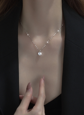 轻奢小众设计感INS冷淡风锁骨链