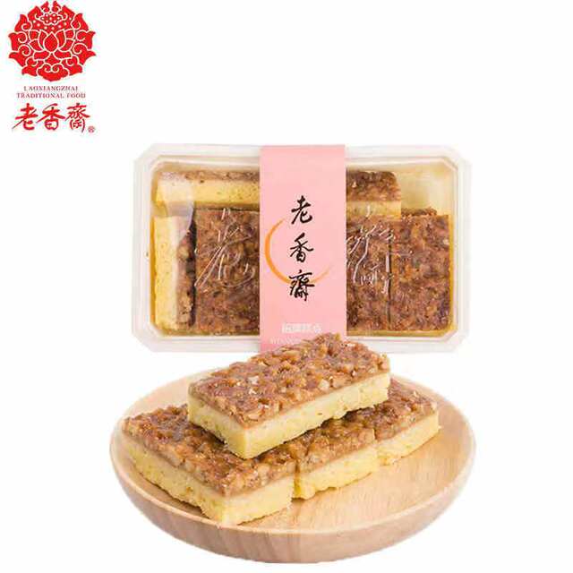 Shanghai Laoxiangzhai Walnut Steak Almond Steak Various Flavors 500g Shanghai Style Traditional Handmade Pastries Snacks
