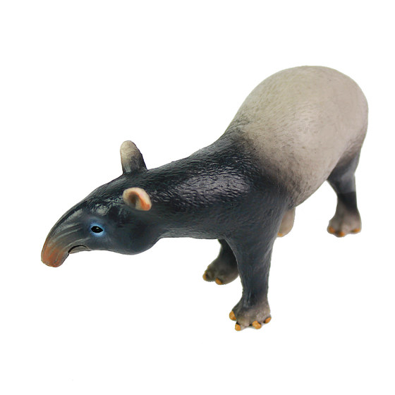 Simulated large model tapir anteater in safari park