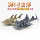 Simulated marine life model plowshares zebra shark fur seal
