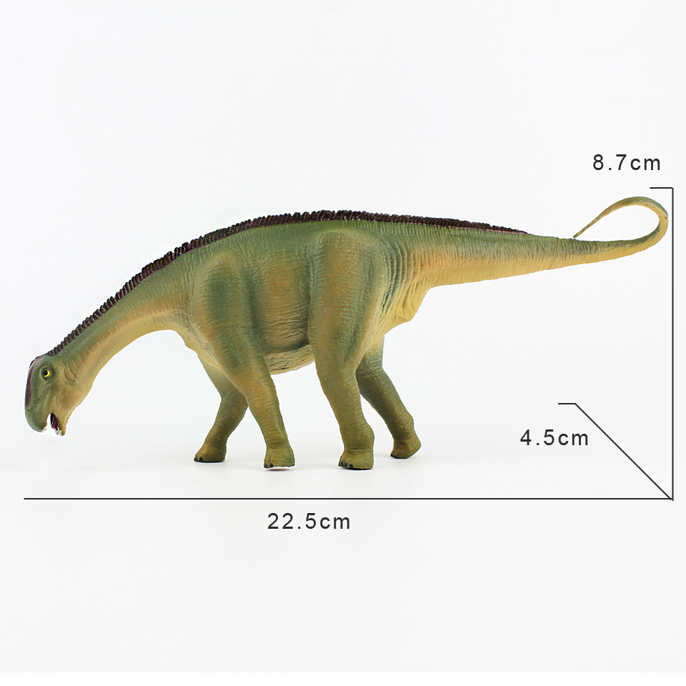 仿真侏罗纪食草恐龙尼日尔龙实心塑料动物玩偶模型儿童男孩玩具 - 图1