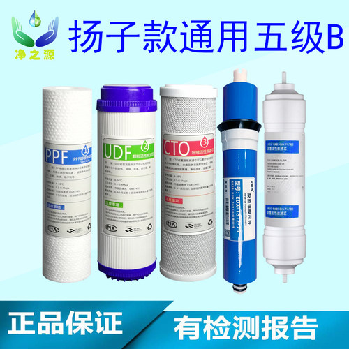 扬子净水器过滤芯加热一体纯水机反渗透膜前置活性炭10寸通用配件 - 图0
