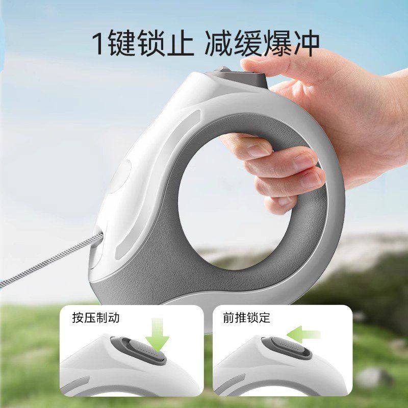 跨境爆款狗狗牵引绳遛狗绳自动可伸缩防挣脱中小型犬泰迪宠物用品,淘宝优惠券,粉丝福利购,淘宝优惠卷