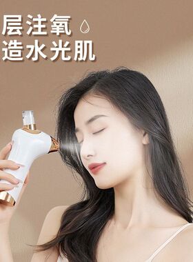 USB便携式脸部加湿美容仪纳米补水仪精华导入仪注氧仪高压喷雾器