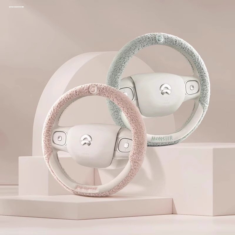 长城哈弗H1 H2s F5 F7 H4 H5哈佛H6运动版M6 H7冬季毛绒方向盘套 - 图2