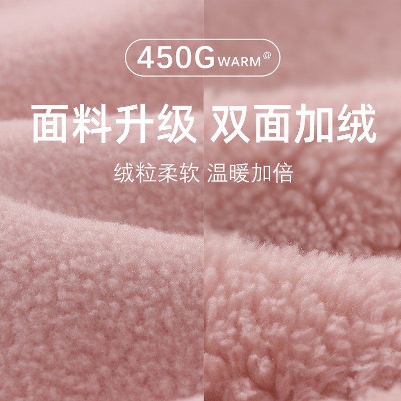 女童外套秋冬款洋气童装儿童加绒加厚摇粒绒立领上衣亲子保暖内胆,淘宝优惠券,粉丝福利购,淘宝优惠卷