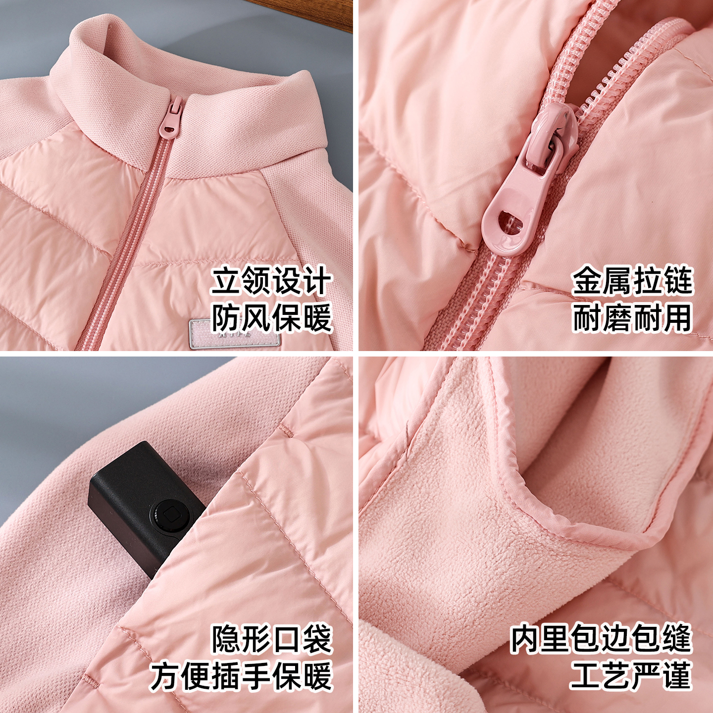 蔚未来女童外套秋冬2025新款儿童洋气羽绒服女大童白鸭绒保暖上衣 - 图3