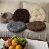 Linen round futon cushion thickened pillow tatami