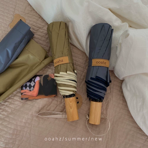 Та же самая корейская драма Ooahz Homemade High Sun Зонт, двойной лейбл зонтик INS Мужчины и женщины