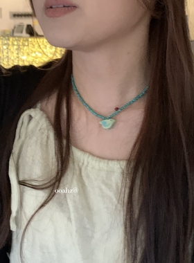 鹊喜~小众设计师 可爱bird吊坠 夏日彩色度假复古原创Ins百搭项链