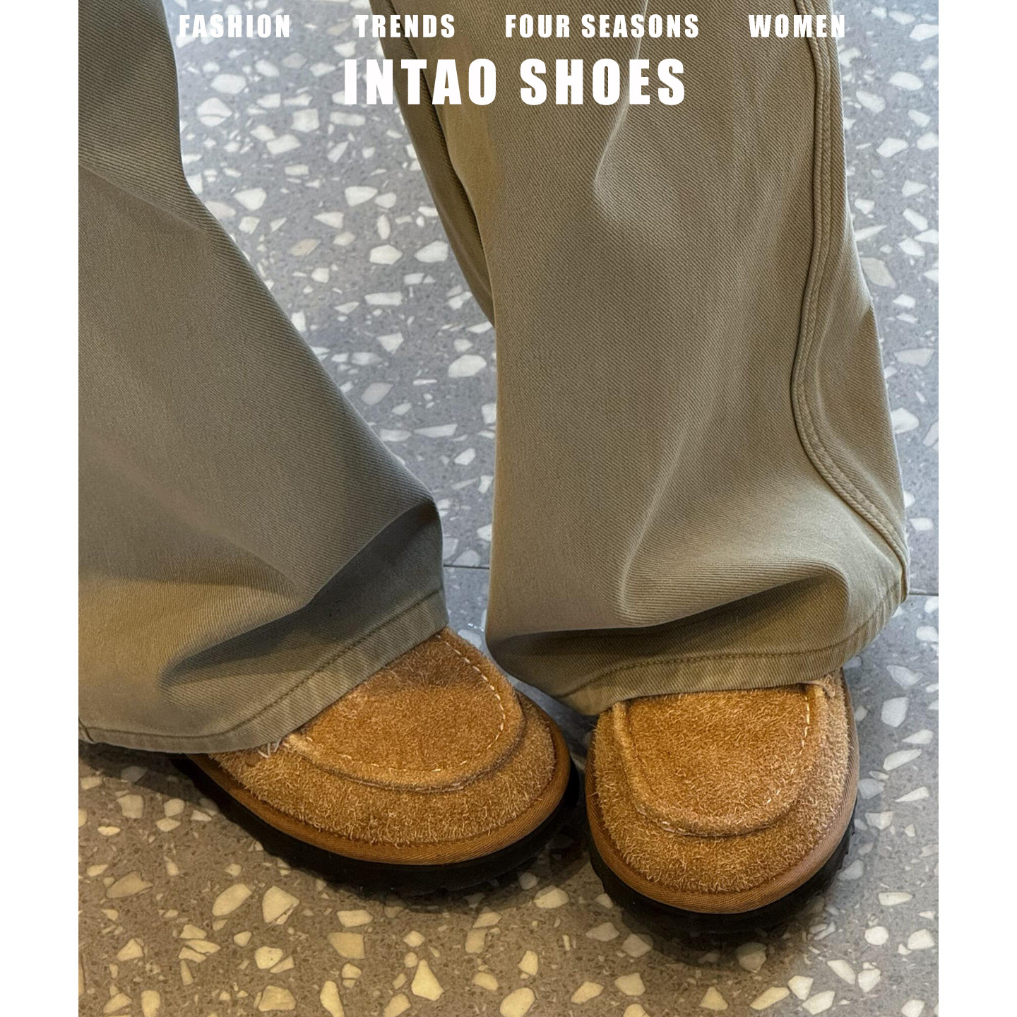 复古牛皮厚底加绒乐福鞋女冬外穿2025年保暖毛毛棉鞋豆豆深口单鞋,淘宝优惠券,粉丝福利购,淘宝优惠卷