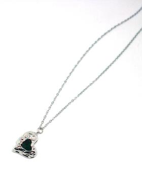 新款时尚轻奢镶嵌彩色锆石项链