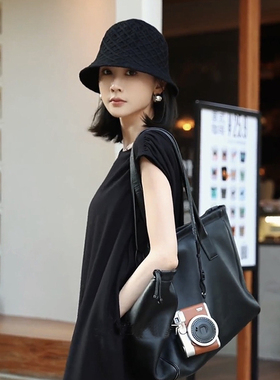 针织渔夫帽日韩女春夏