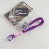 Colorblock nylon braided hand rope plush pendant mobile phone bag pendant DIY jewelry accessories