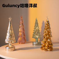 Christmas Tree Home Small Mini Superior Feel Christmas Decorations WIND TABLE SWING PIECE WEB RED 2022 NEW