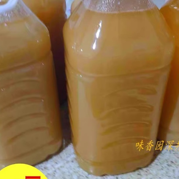 新鲜纯鹅油餐馆专用炸好鹅油商用动物油黑棕鹅生鹅油熟油5斤装 - 图0