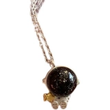 Сувенир, подвеска, ожерелье, набор материалов, космонавт для хранения пуповины, «сделай сам»