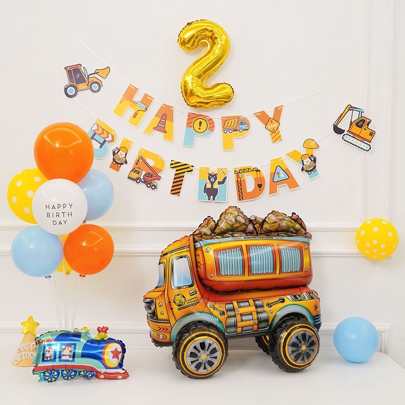 迷彩军事主题立体军车气球坦克车儿童男孩生日场景布置装饰挖掘机,淘宝优惠券,粉丝福利购,淘宝优惠卷