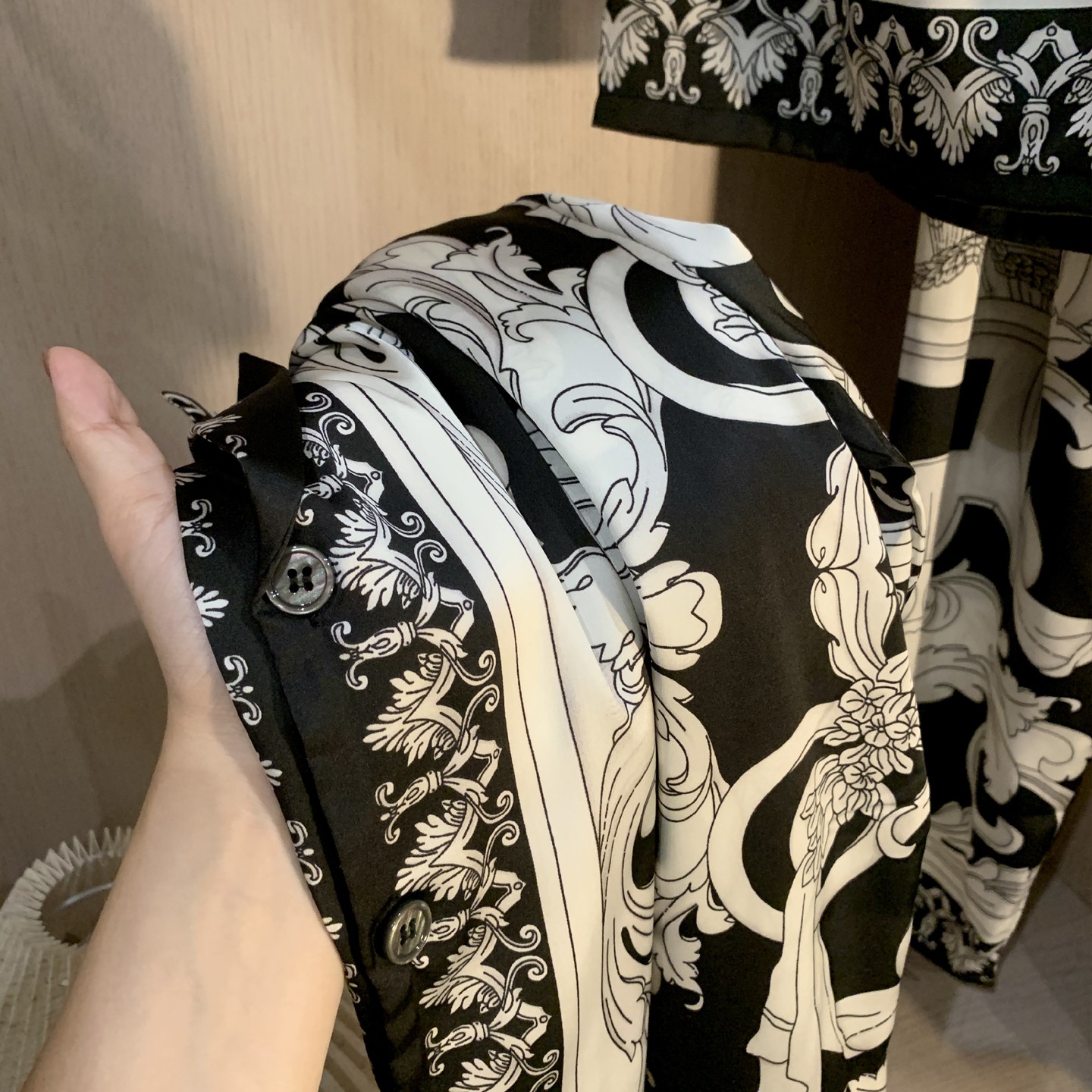 男士真丝睡衣夏季三件套薄款高级感欧美风夏天桑蚕丝睡衣男家居服 - 图0