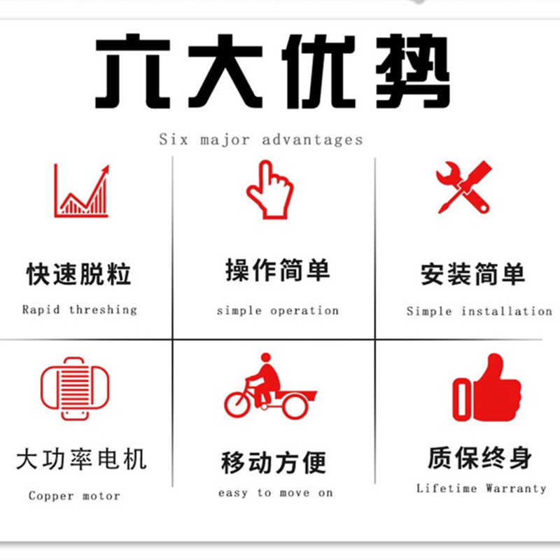 电动玉米脱粒机小型家用全自动立式免剥皮打苞谷剥玉米机器分离机 - 图2