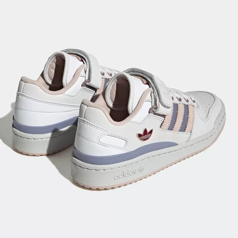 正品Adidas/阿迪达斯三叶草FORUM LOW SHOES女子休闲板鞋 IE1828 - 图0